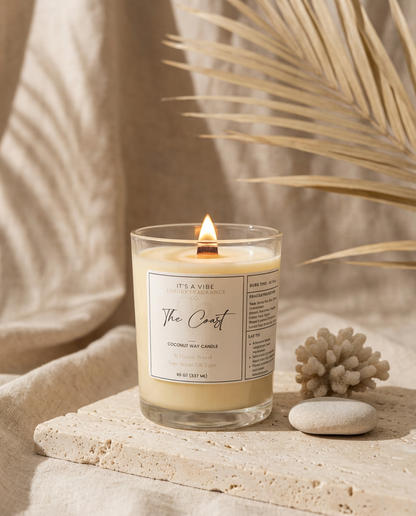 The Coast (Wood Sage & Sea Salt by Jo Malone Type) - 8oz Glass Candle